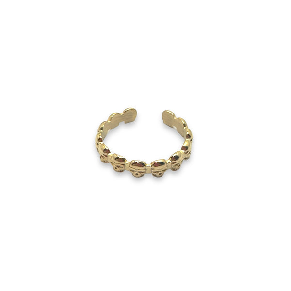 Eternity style skull ear cuffs by jagged halo jewelry