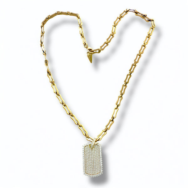 Daemon Dog Tag Necklace