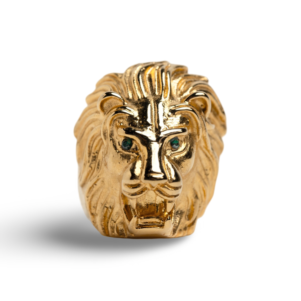 Lann Lion Head Ring