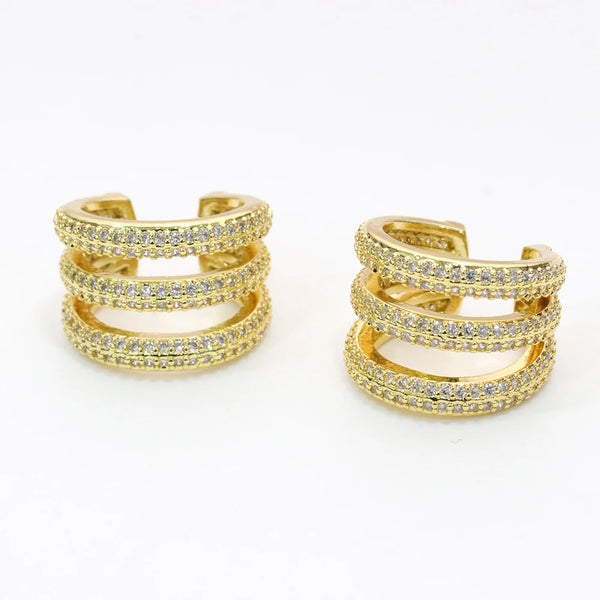 triple pave ear cuff by jagged halo Jewelry