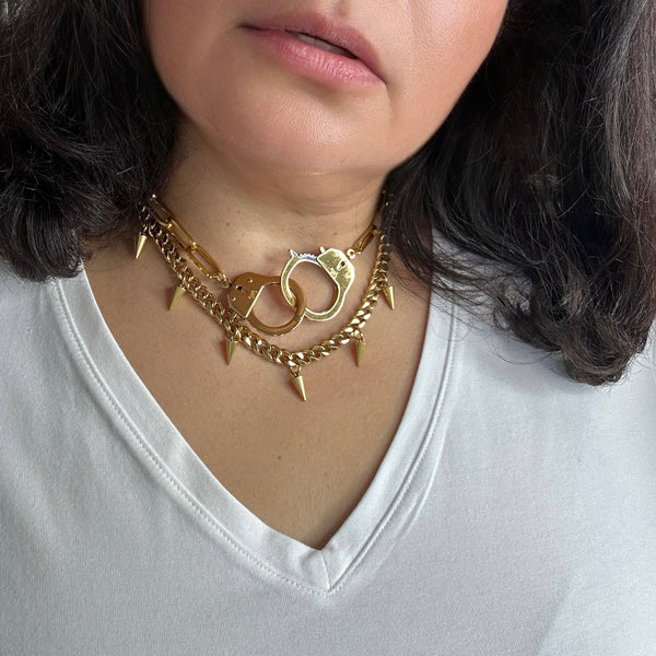 handcuff jewelry by jagged halo jewelry