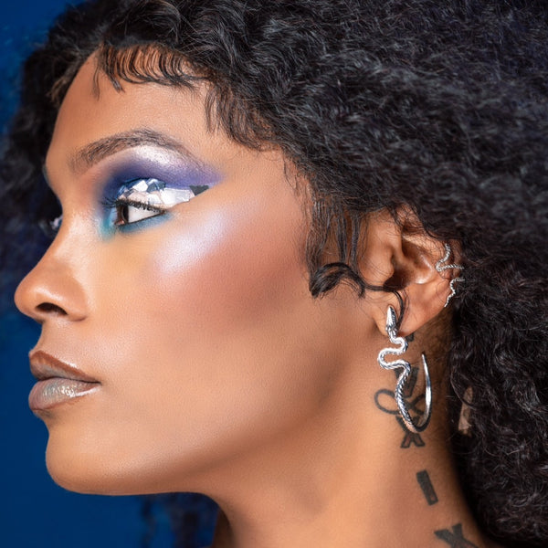 Serpent Hoop Earrings