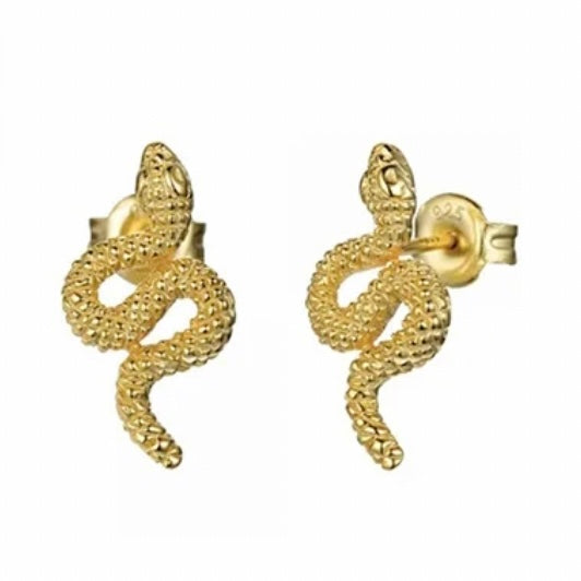 Serpent Stud Earrings