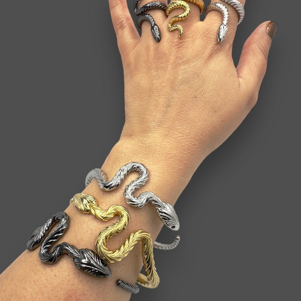 Serpent Cuff Bracelet