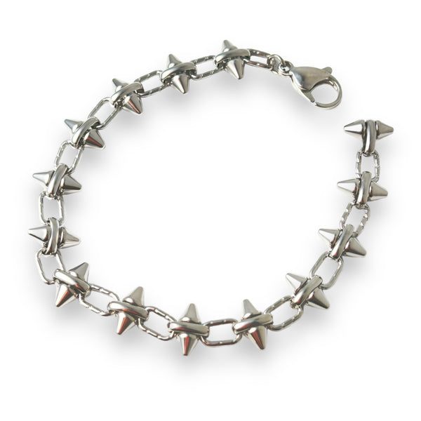 white gold stainless steel ankle barbie chain by jagged halo jewelry