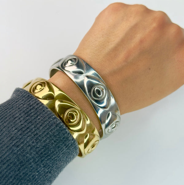 Athena Evil Eye Bangle