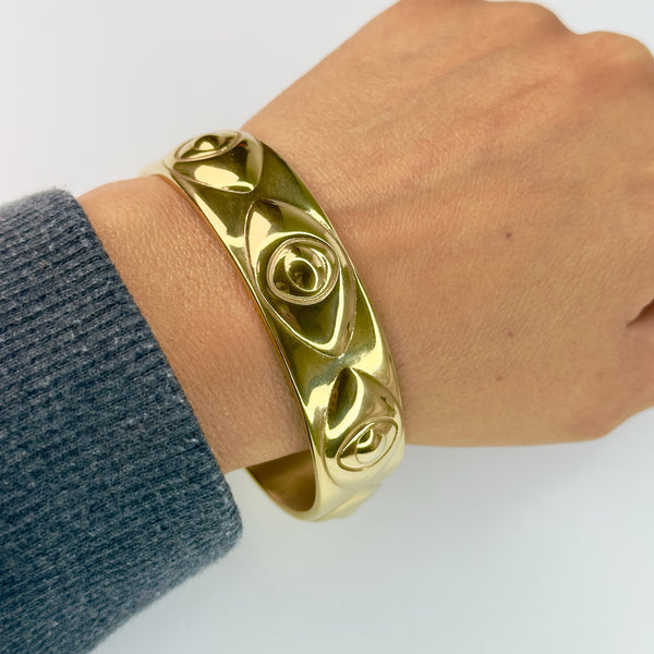Athena Evil Eye Bangle