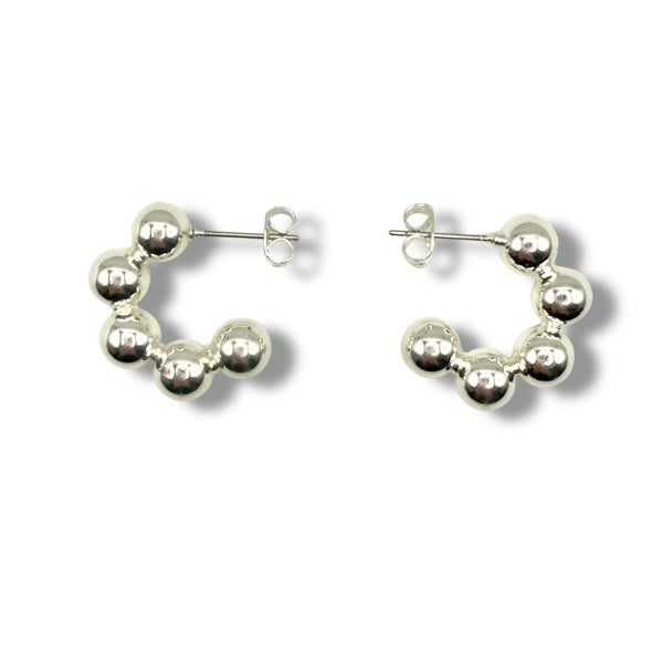 Orbit Bead Hoops