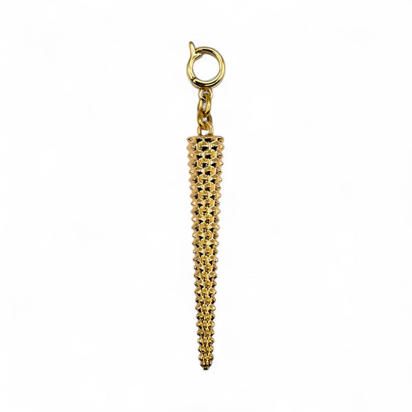 spike pendant ona white background
