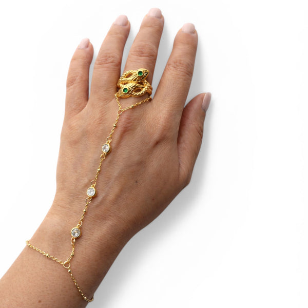 Margot Crystal Hand Chain