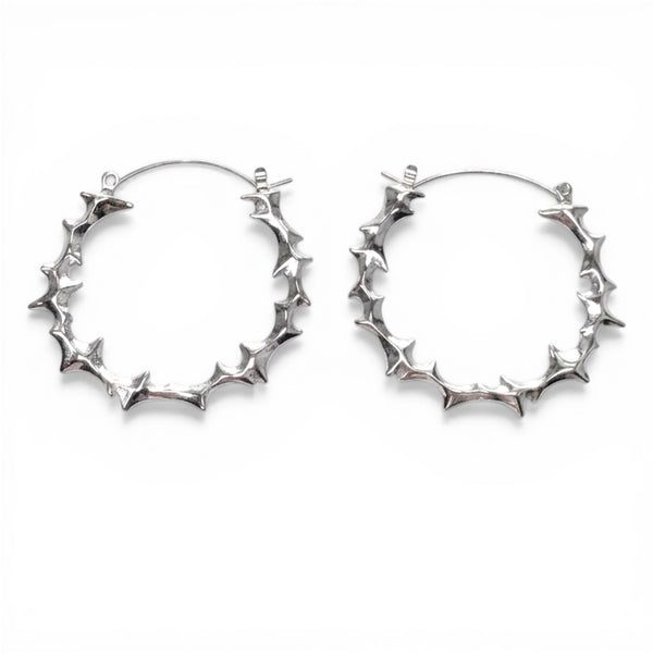 Yennefer Spike Hoop Earrings