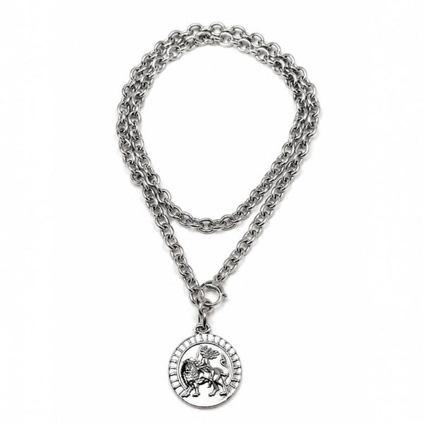 Lion Tamer Amulet Necklace