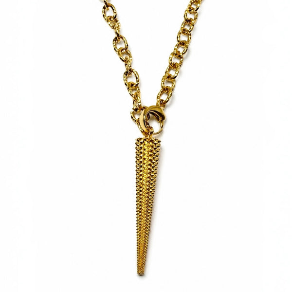 Artemis Adjustable Spike Pendant Necklace