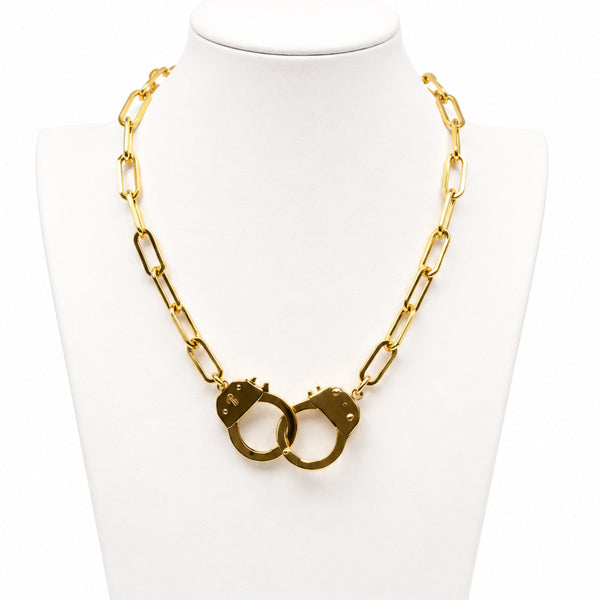 Love Bond Handcuff Chain Necklace