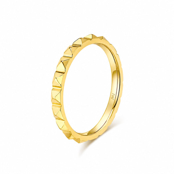 Artemis Pyramid Stud Stacking RIng