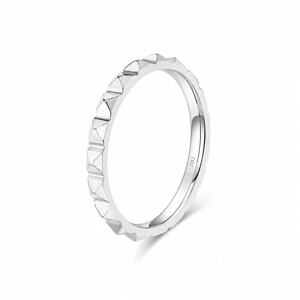 Artemis Pyramid Stud Stacking RIng