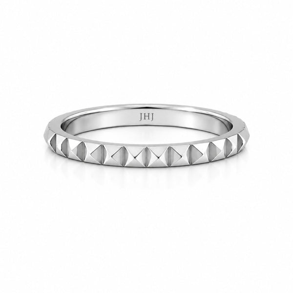 Artemis Pyramid Stud Stacking RIng