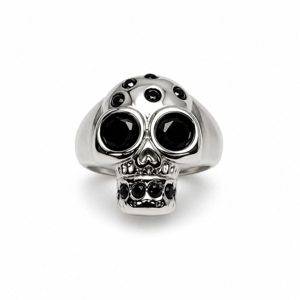 Memento Crystal Skull Ring