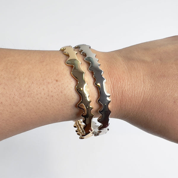 Yennefer Bangles bangles & cuffs Jagged Halo Jewelry