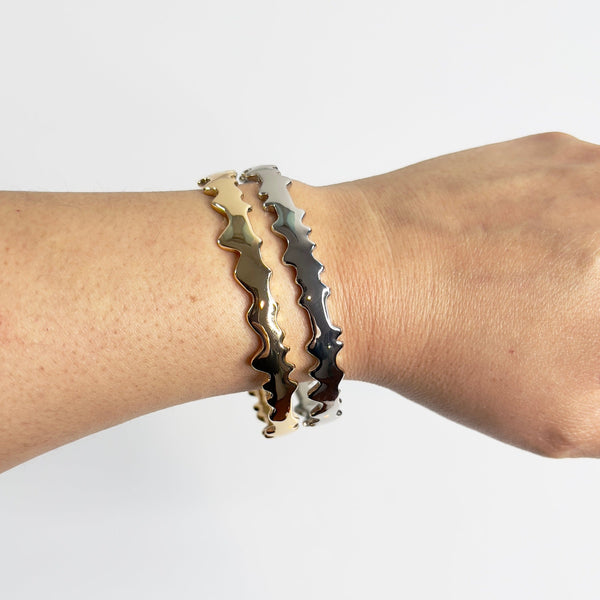 Yennefer Bangles bangles & cuffs Jagged Halo Jewelry