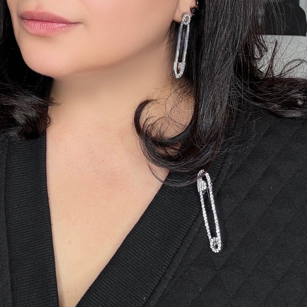 Safety Pin Earrings