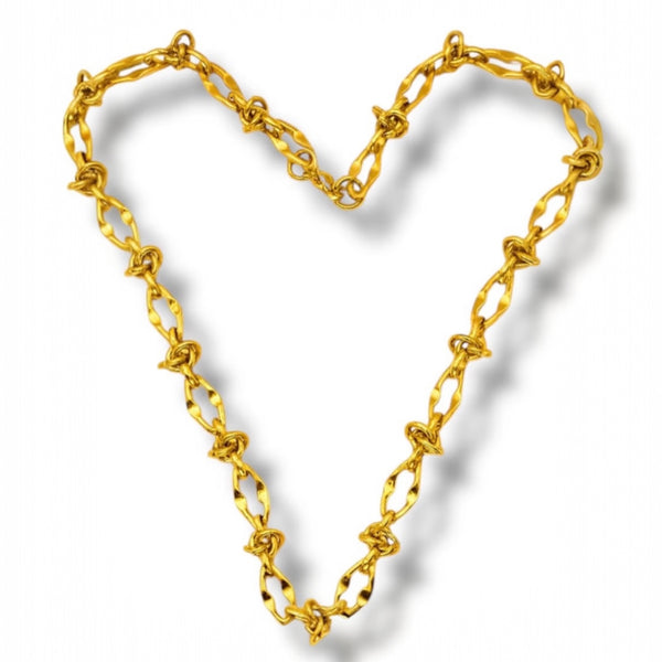 Barbed Love Knot Necklace
