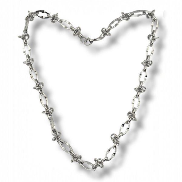 Barbed Love Knot Necklace