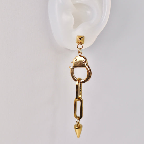 Love Bond Handcuff Single Earring