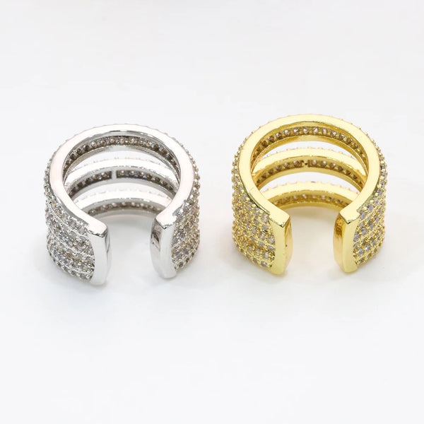 triple pave ear cuff by jagged halo Jewelry 