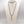 Gold spike pendant on display bust – 32 inch leather cord necklace worn doubled by Jagged Halo Jewelry
