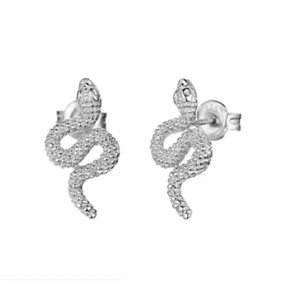 Micro Serpentine Stud Earrings
