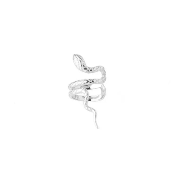 Snake ear cuffs sterling silver by jagged halo jewelry 