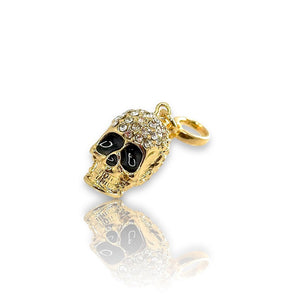 skull charm by jagged halo jewelry 