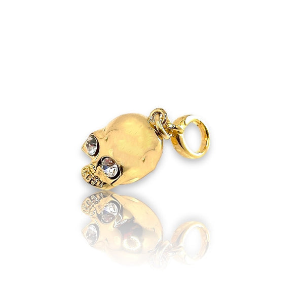 lenny skull charm by jagged halo jewelry
