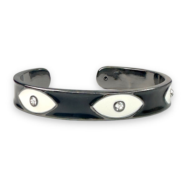 Evil Eye Adjustable Cuff Bracelet