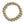 Gold beaded bracelet with clear stones on a white background