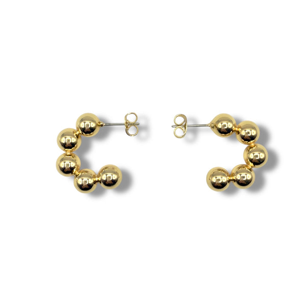 Orbit Bead Hoops