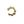 Gold nose ring on a white background