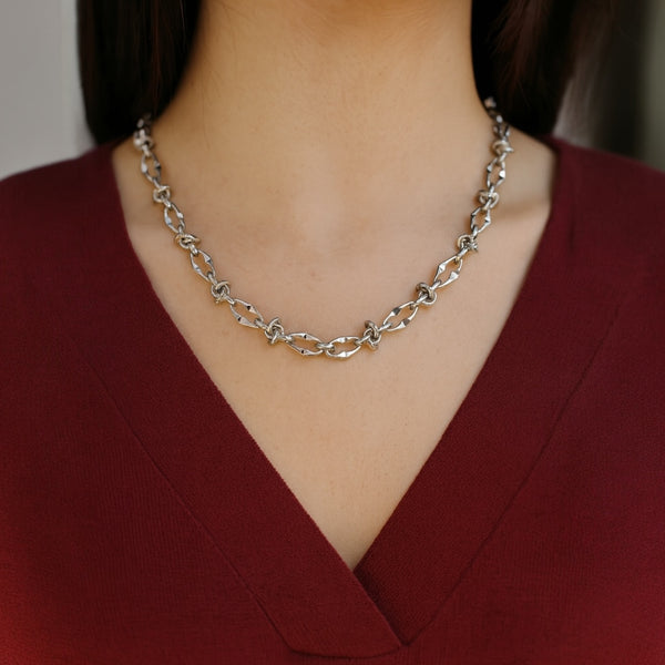 Barbed Love Knot Necklace