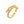 Gold snake-shaped ring on a white background