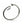 Silver bracelet on a white background
