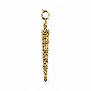 spike pendant ona white background
