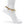 Gold chain anklet with spike decorations on a white background