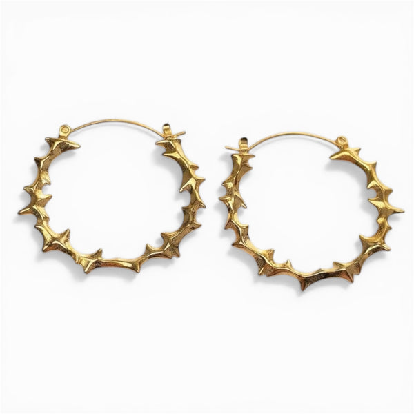 Yennefer Spike Hoop Earrings