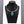 Silver necklace with a turquoise pendant on a black mannequin bust.