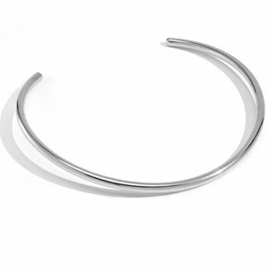 white gold plated stainless steel collar necklace choker jagged halo jewelry