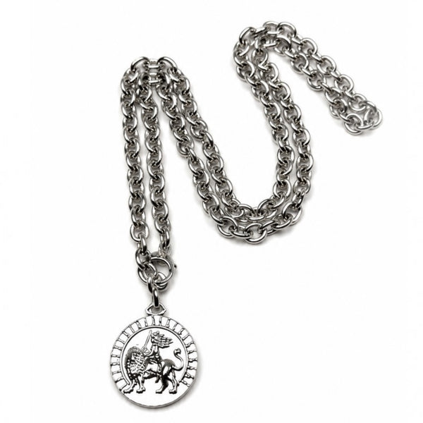 Lion Tamer Amulet Necklace