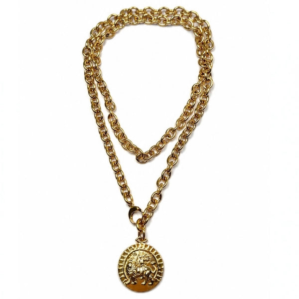 Lion Tamer Amulet Necklace