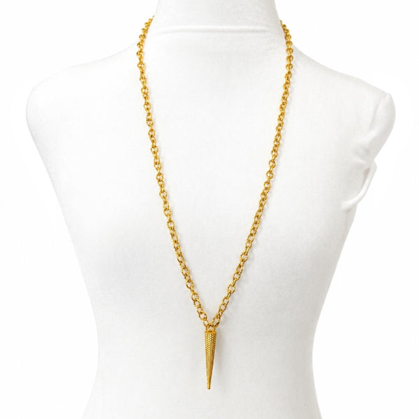 Artemis Adjustable Spike Pendant Necklace
