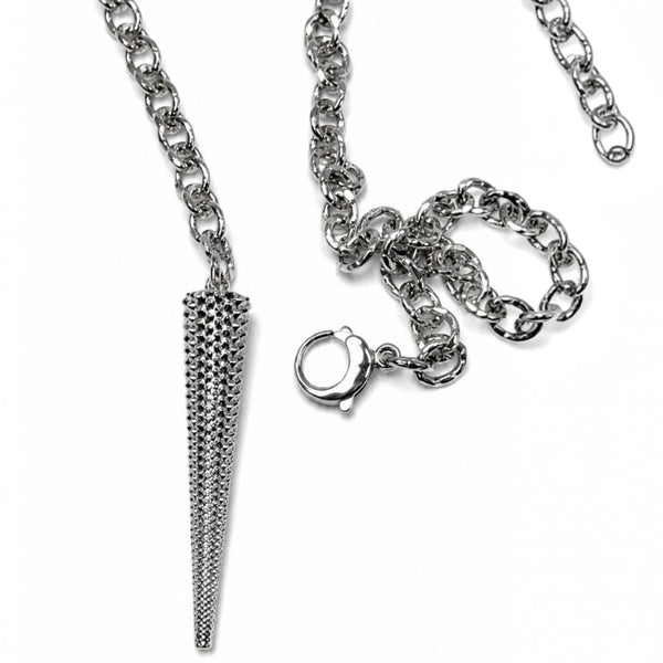 Artemis Adjustable Spike Pendant Necklace